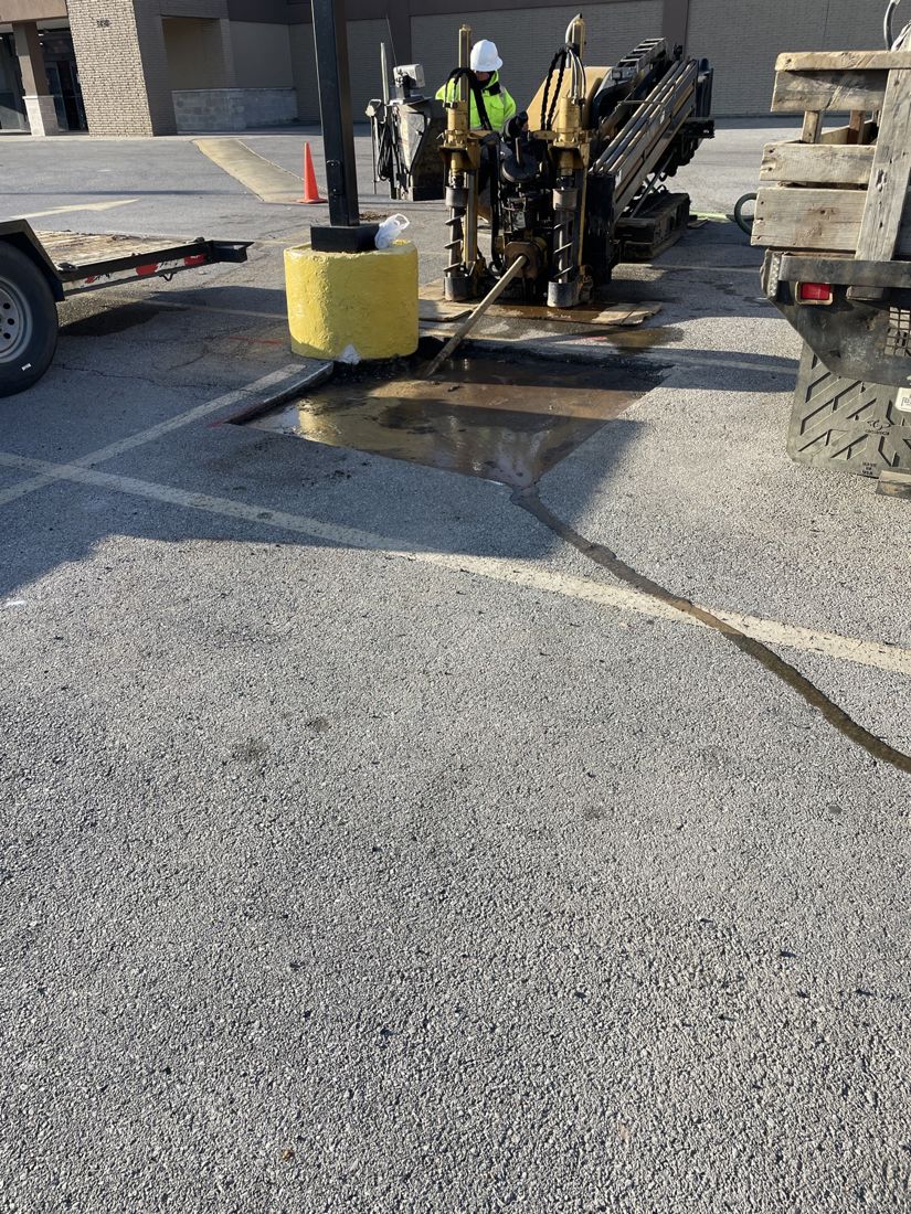 Parking Lot Bore, DrillTek Louisville KY