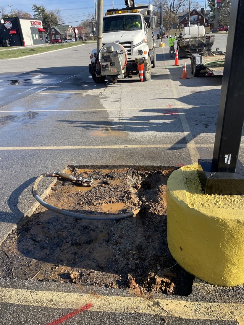 Parking Lot Bore, DrillTek Louisville KY