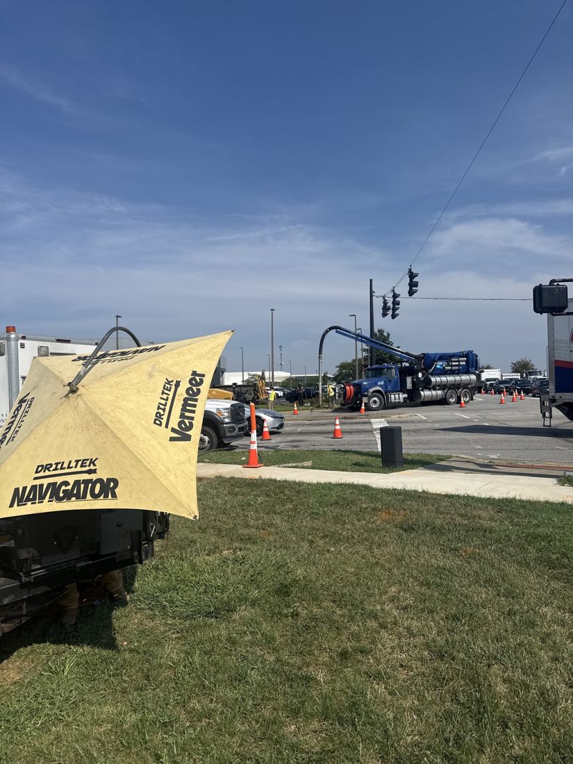 Rig Staged, DrillTek Louisville KY