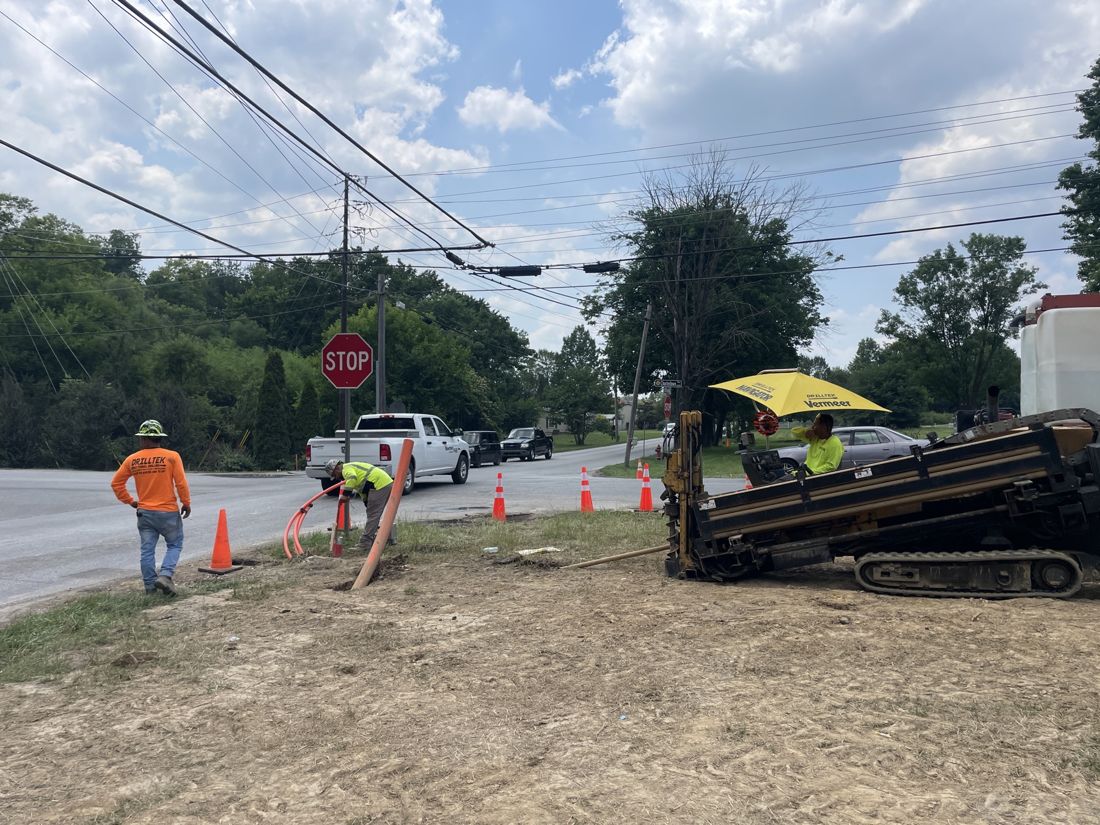 Road Crossing Bore, DrillTek Louisville KY