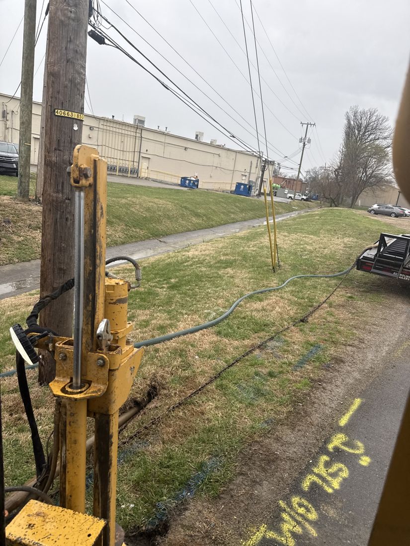 Bore Pit Setup, DrillTek Louisville KY